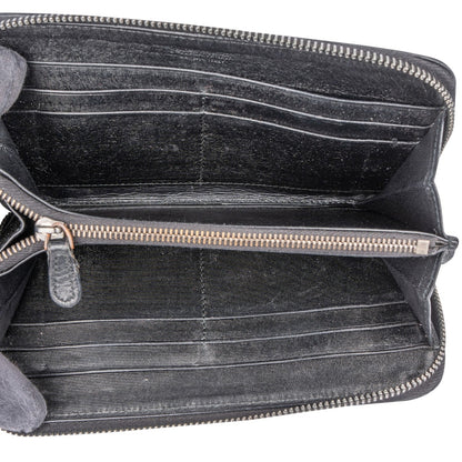Bottega Veneta Intrecciato Leather Zip Around Wallet