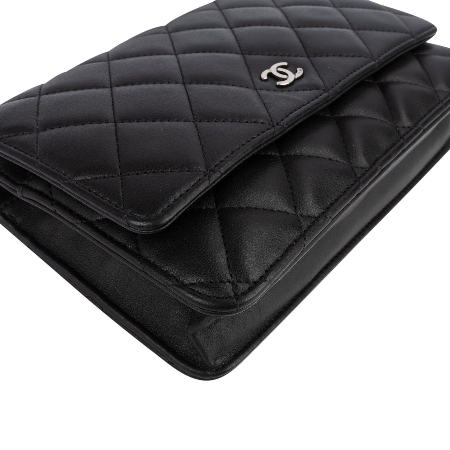 Chanel Quilted Lambskin Wallet on Chain Crossbody Bag