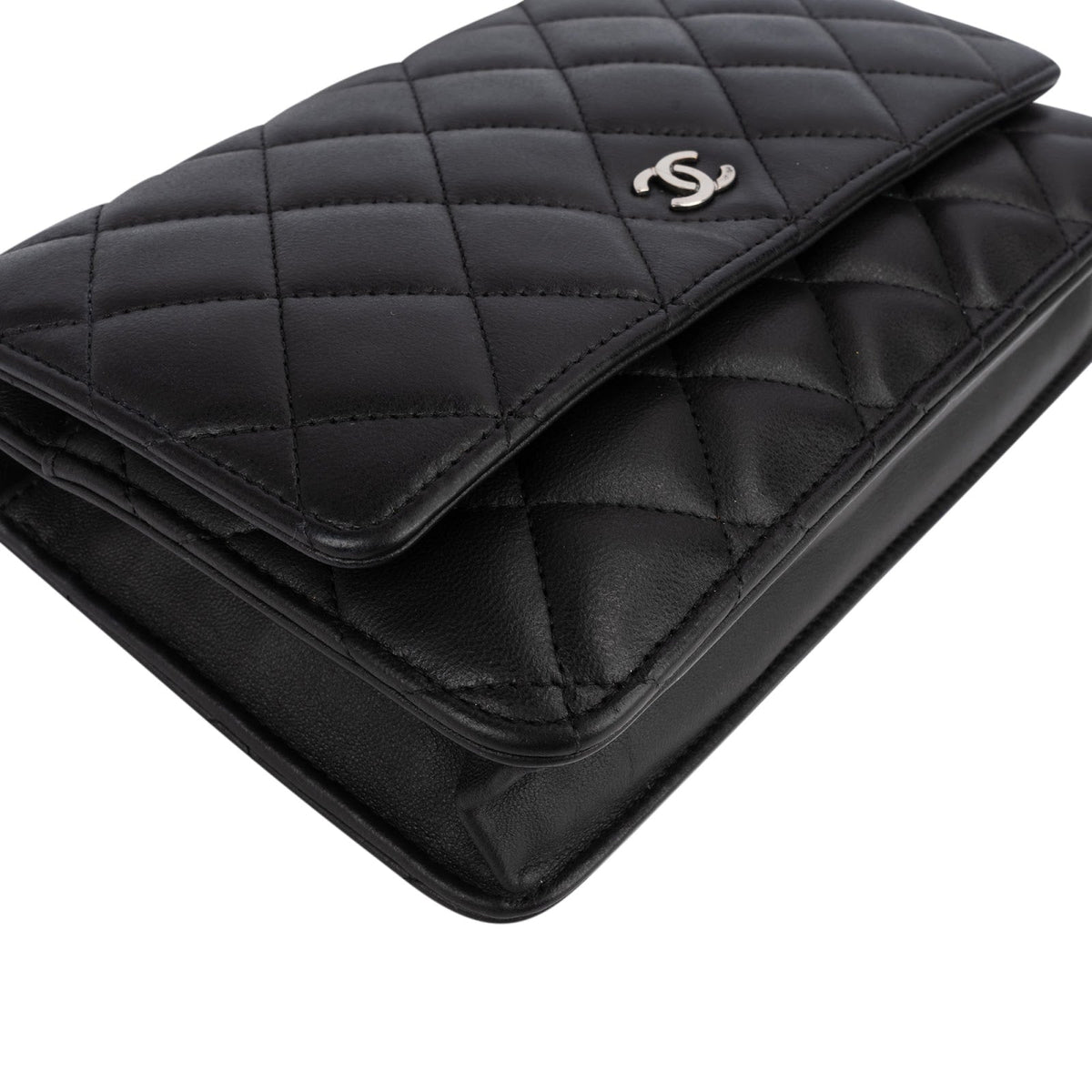 Chanel Quilted Lambskin Wallet on Chain Crossbody Bag