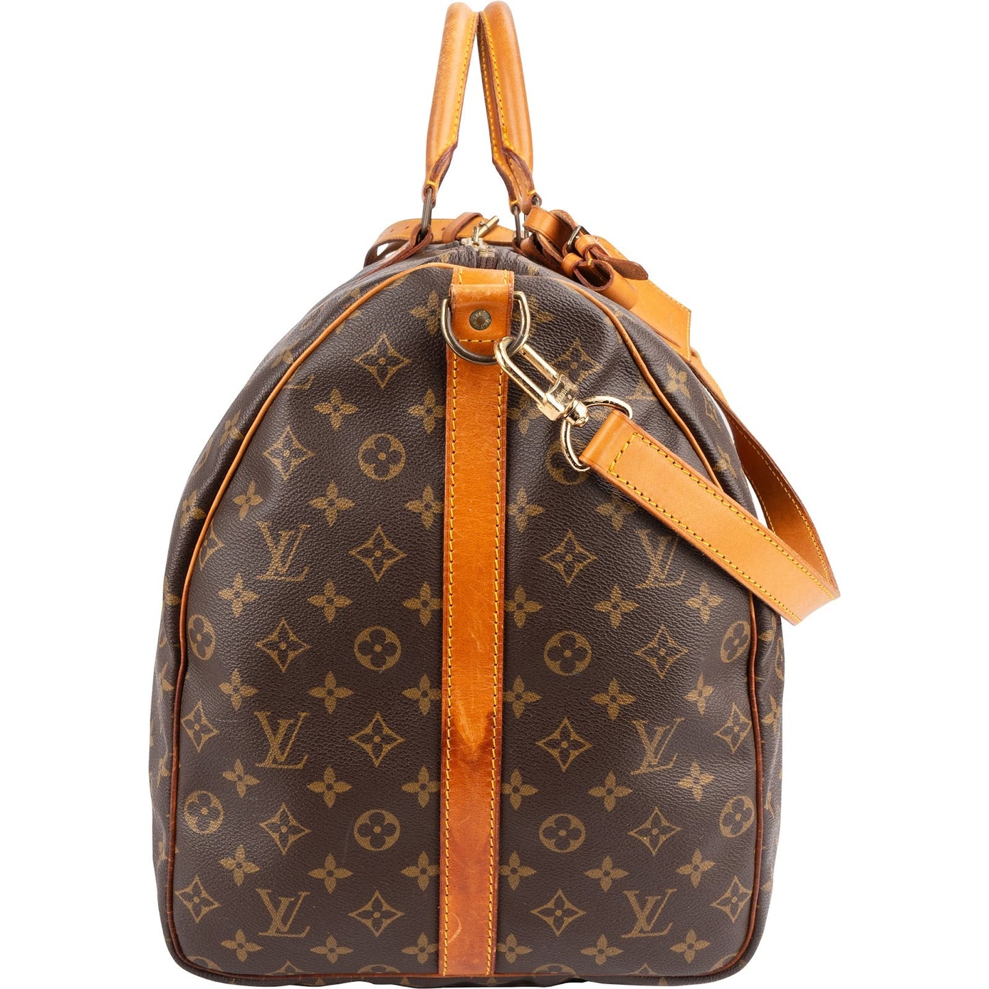 Louis Vuitton Monogram Canvas Keepall 60 Bandoulière Travel Bag
