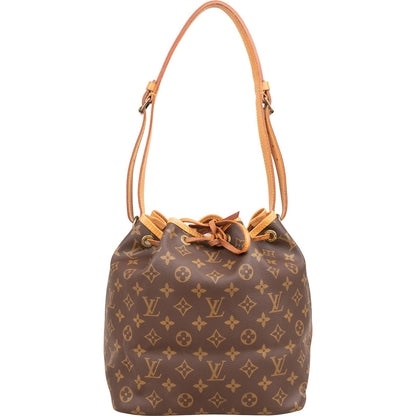 Louis Vuitton Monogram Canvas Sac Noé Petit Shoulder Bag