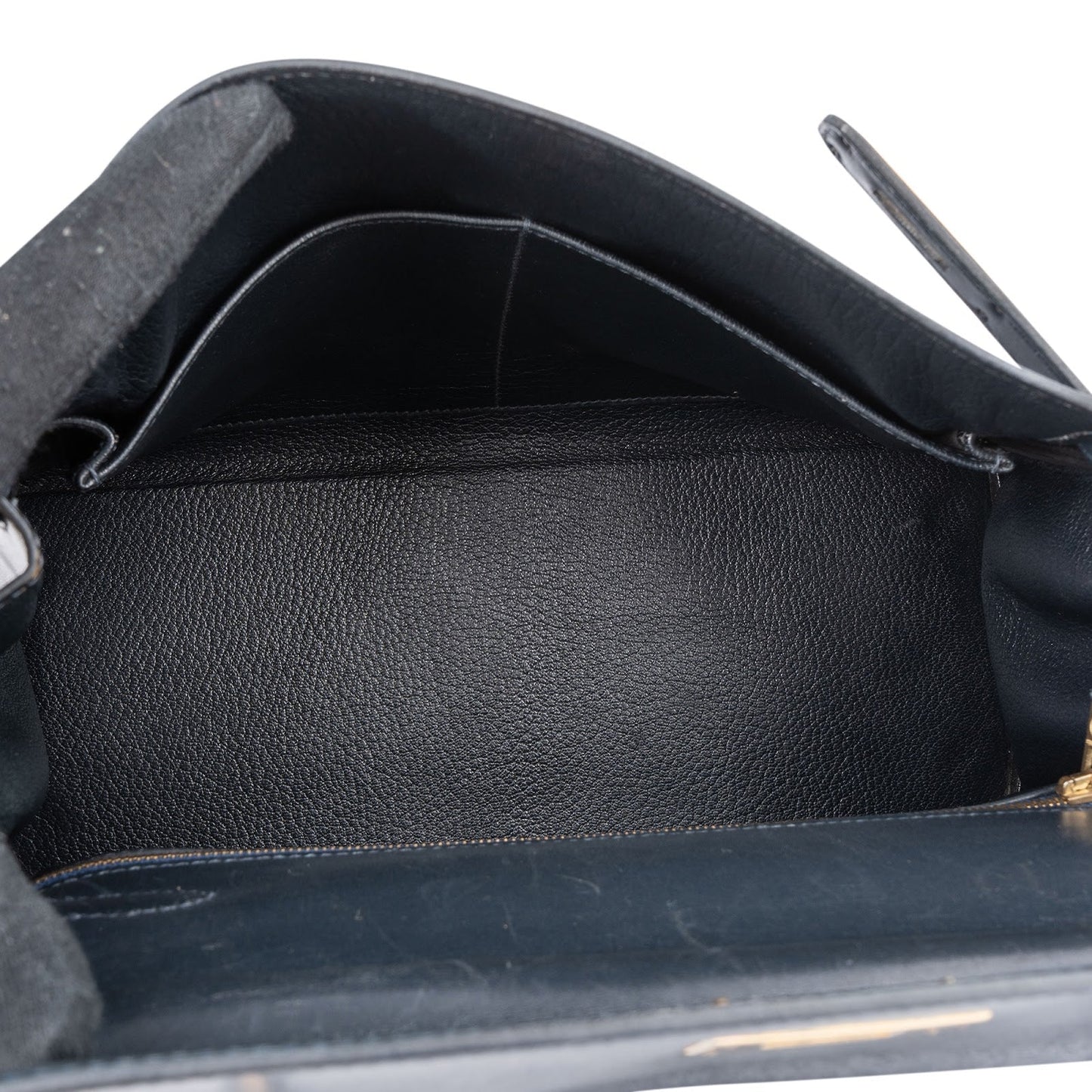 Hermès Blue Boxcalf Leather Kelly 28 Handbag