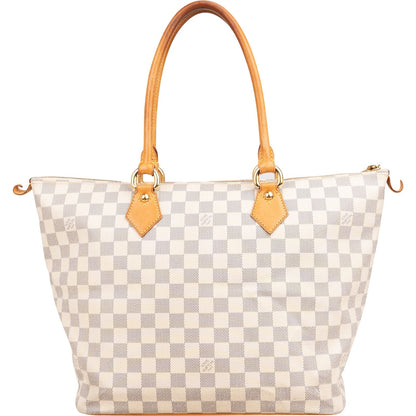 Louis Vuitton Monogram Damier Azur Canvas Saleya MM Shoulder Bag