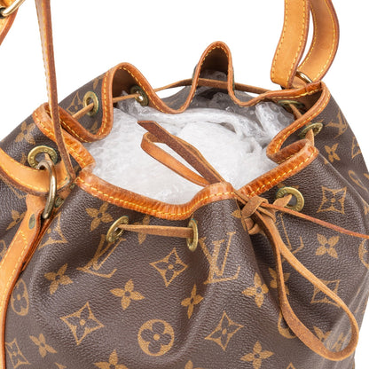 Louis Vuitton Monogram Canvas Sac Noé Petit Shoulder Bag