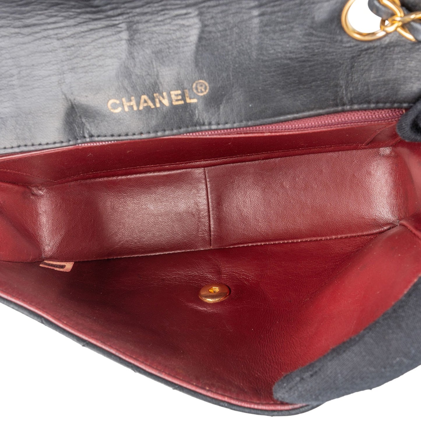 Chanel Quilted Lambskin 24K Gold Single Flap Crossbody Bag