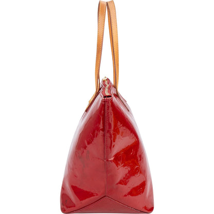 Louis Vuitton Rouge Vernis Monogram Bellevue MM Handbag