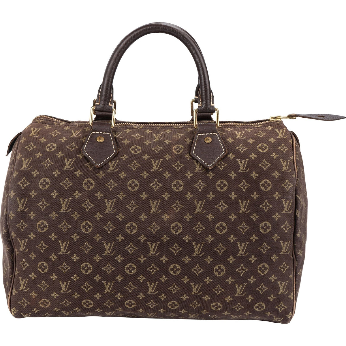 Louis Vuitton Monogram Mini Lin Speedy 30 Handbag