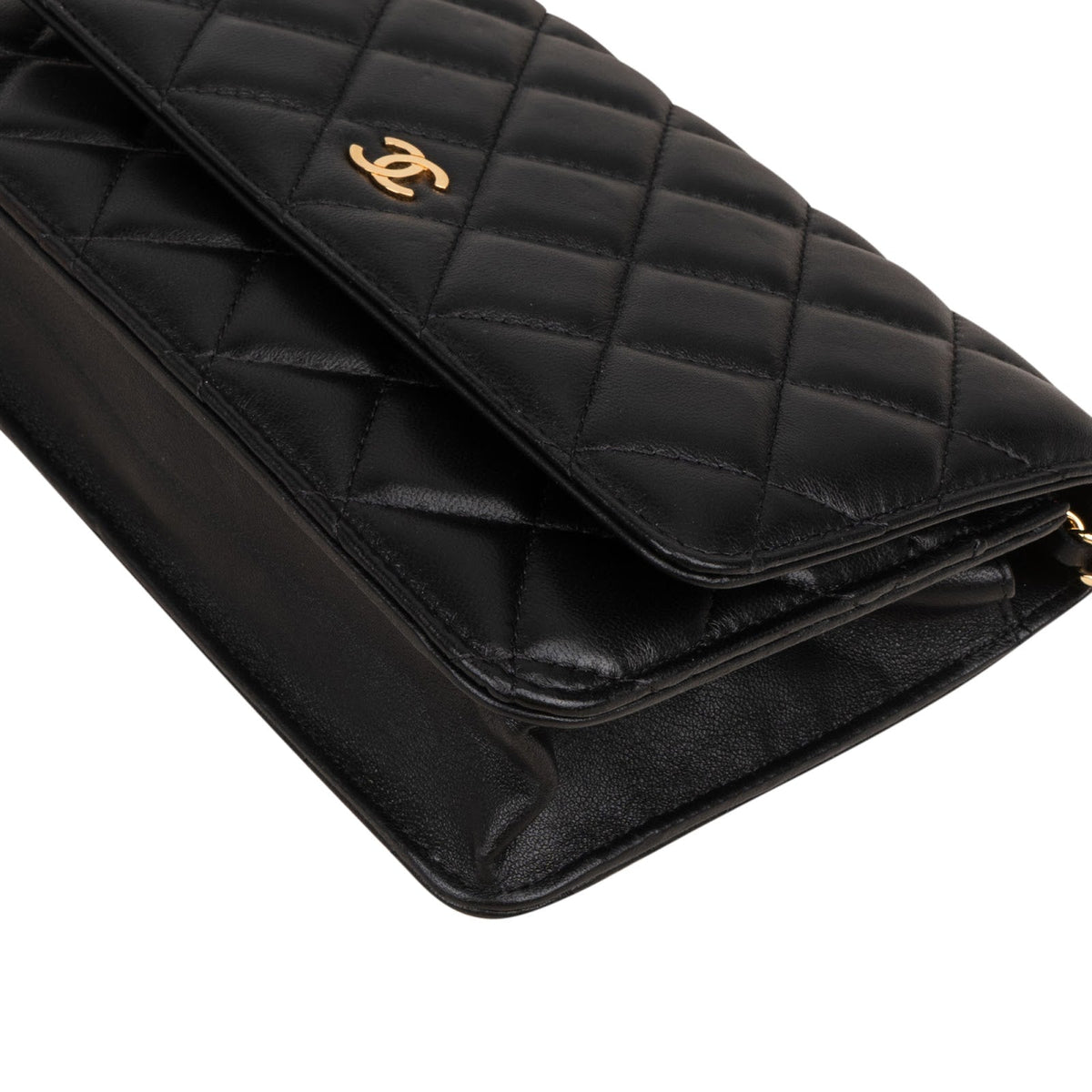 Chanel Quilted Lambskin Wallet on Chain Crossbody Bag