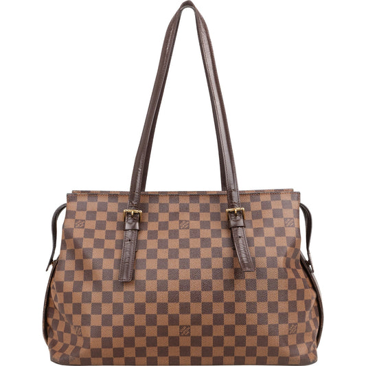 Louis Vuitton Monogram Damier Ebene Chelsea Shoulder Bag