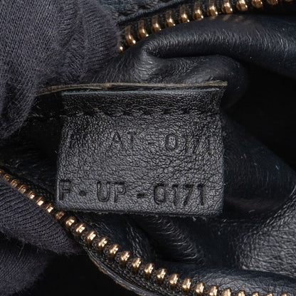 Céline Denim & Leather Luggage Tote Handbag