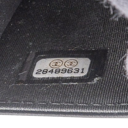 Chanel Quilted Caviar Leather Small Boy Wallet On Chain Crossbody Bag