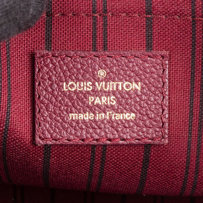 Louis Vuitton Leather Monogram Empreinte Montaigne MM Handbag