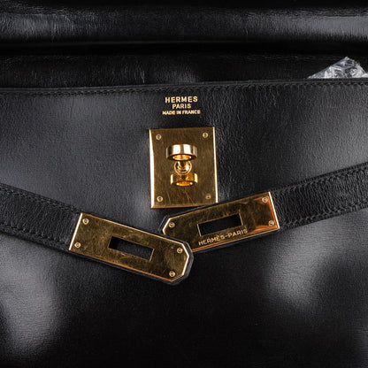 Hermès Box Calfskin Kelly 32 Retourne Handbag