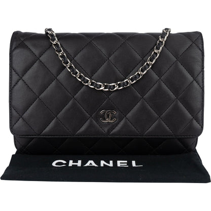 Chanel Quilted Lambskin Wallet On Chain Crossbody Bag