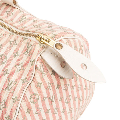 Louis Vuitton Monogram Mini Lin Croisette Speedy 30 Handbag