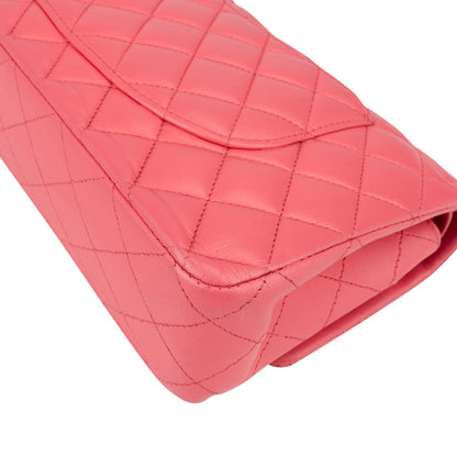 Chanel Quilted Lambskin Gold Medium Double Flap Shoulder Bag
