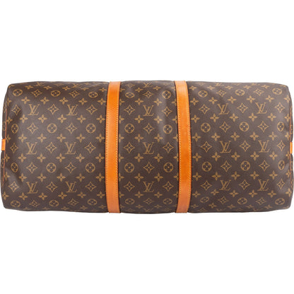 Louis Vuitton Monogram Canvas Keepall 60 Bandoulière Travel Bag