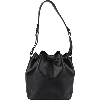 Louis Vuitton Noir Epi Leather Sac Noé Petit Shoulder Bag