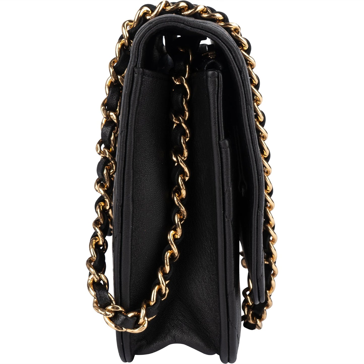 Chanel Quilted Lambskin Wallet On Chain Crossbody Bag