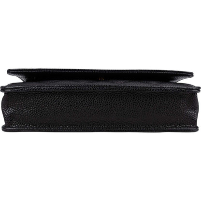 Chanel Quilted Caviar Leather CC Wallet On Chain Crossbody Bag