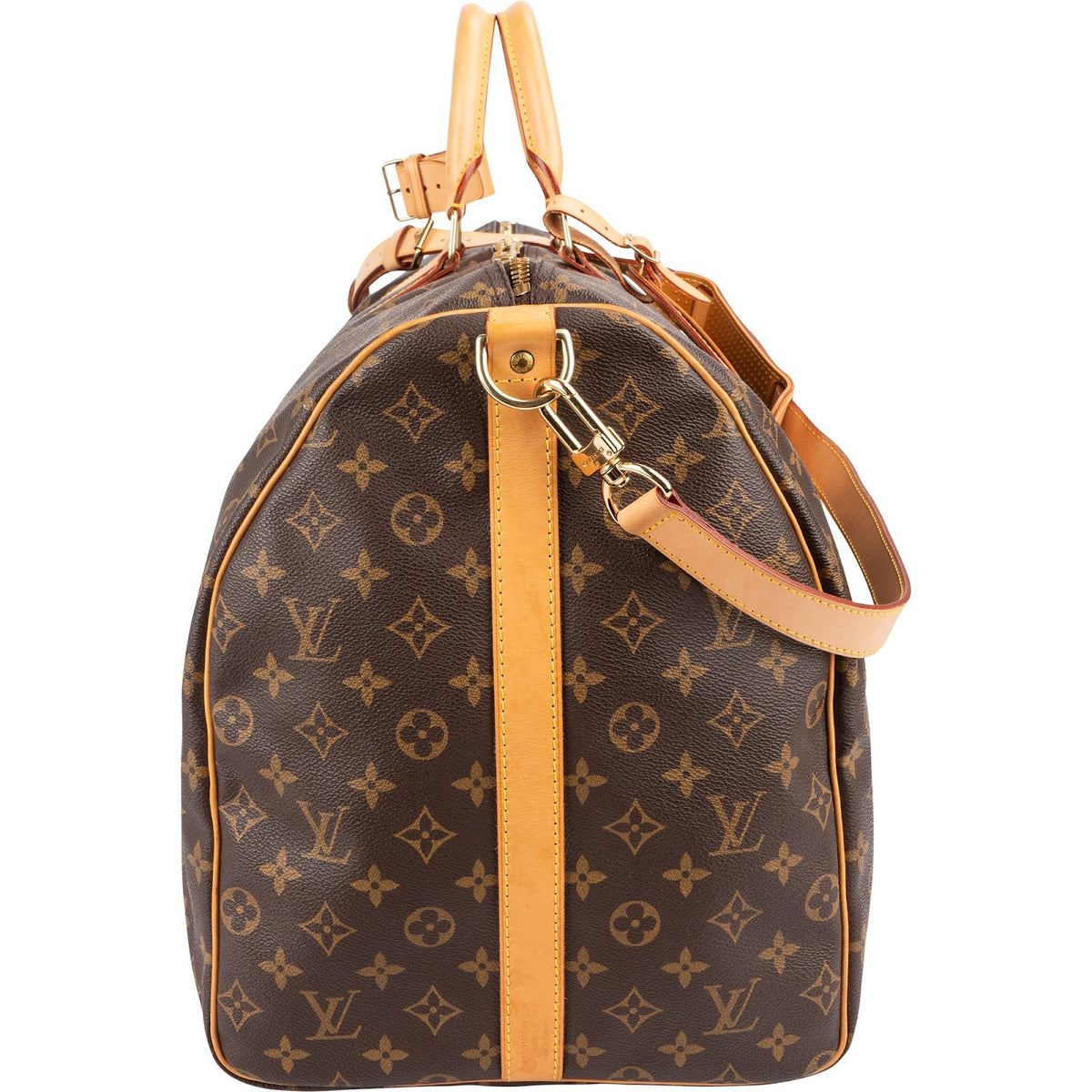 Louis Vuitton Monogram Canvas Keepall 60 Bandoulière Travel Bag