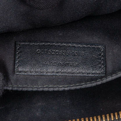 Saint Laurent Croc-Embossed Leather Lou Camera Crossbody Bag
