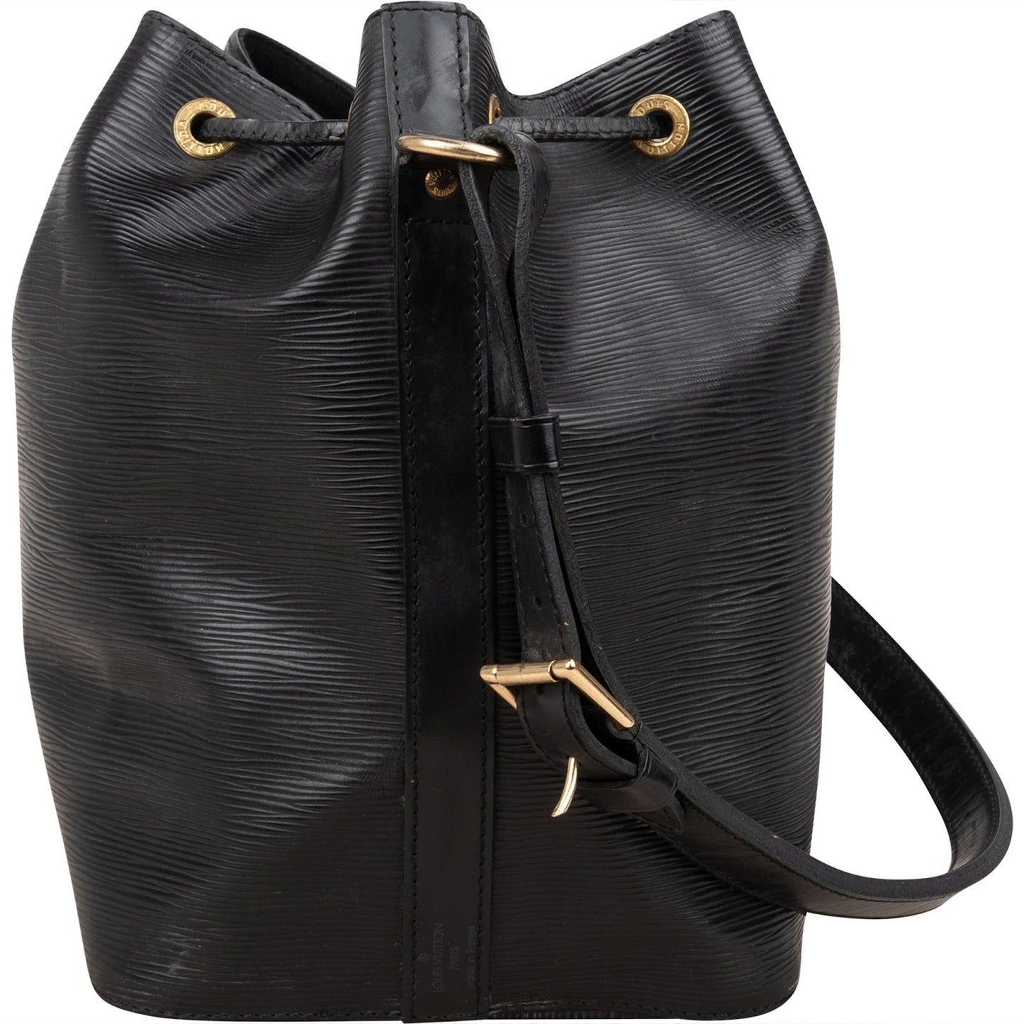 Louis Vuitton Noir Epi Leather Sac Noé Petit Shoulder Bag