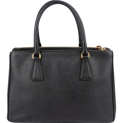 Prada Black Saffiano Lux Galleria Handbag