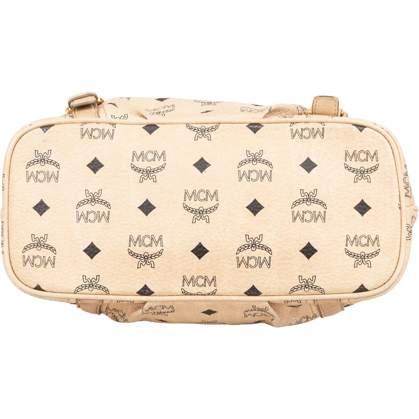 MCM Monogram Visetos Satchel Tote Handbag