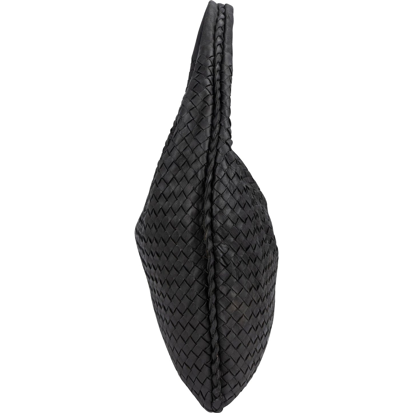 Bottega Intrecciato Leather Belly Hobo Shoulder Bag