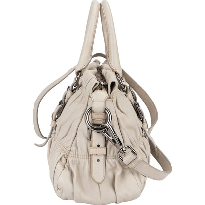 Prada Nappa Gaufre Leather Satchel Handbag