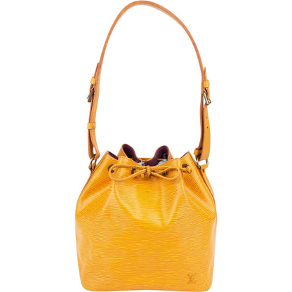 Louis Vuitton Yellow Epi Leather Sac Noé Petit Shoulder Bag