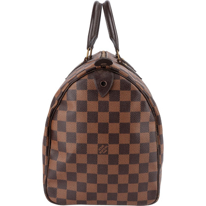Louis Vuitton Monogram Damier Ebene Speedy 35 Handbag