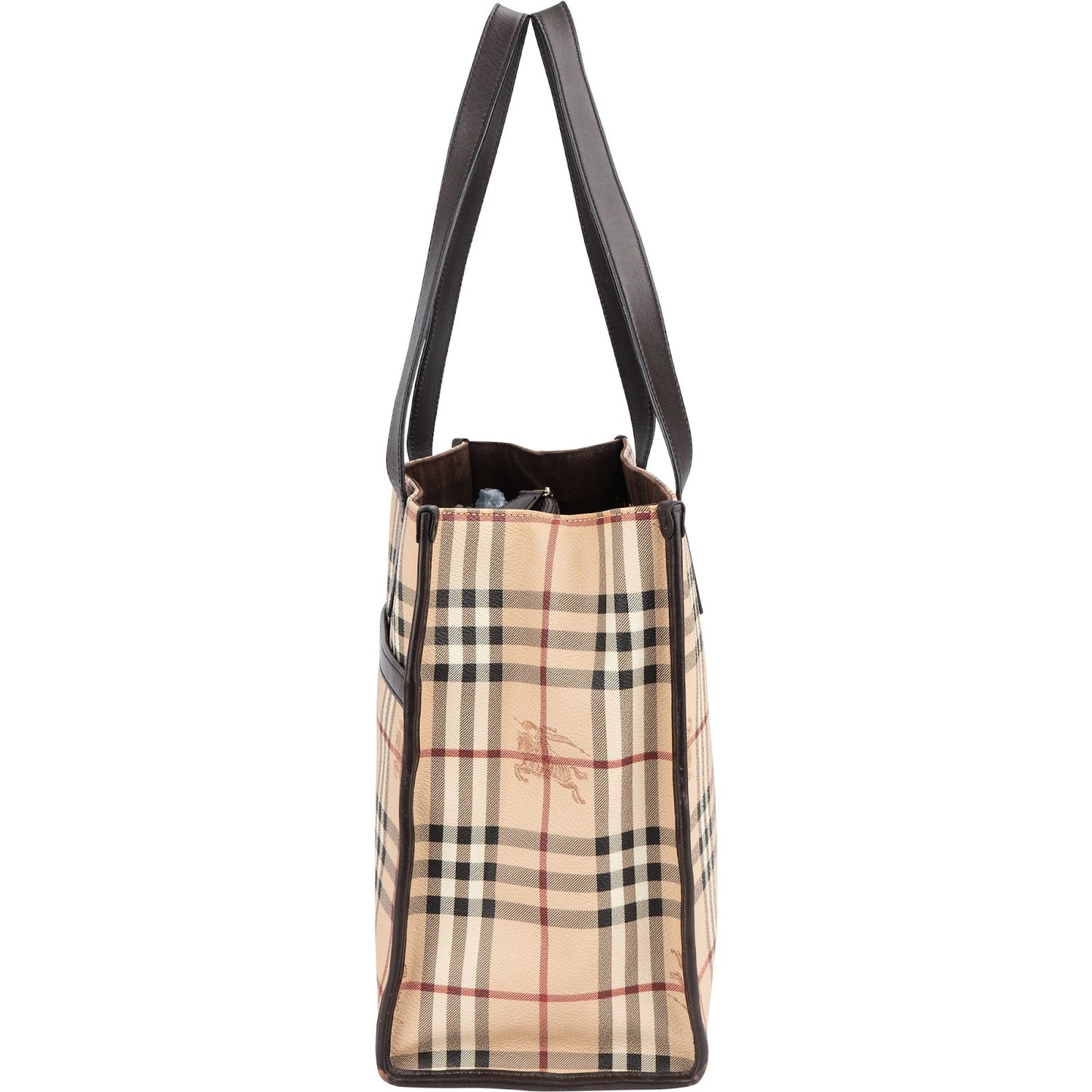 Burberry Haymarket Check Tote Shoulder Bag