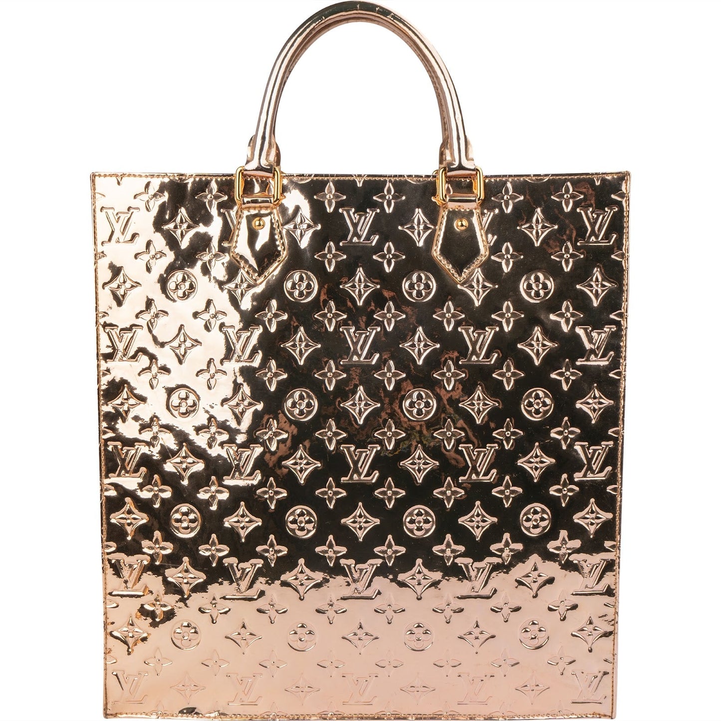 Louis Vuitton Limited Monogram Miroir Metallic Sac Plat Handbag