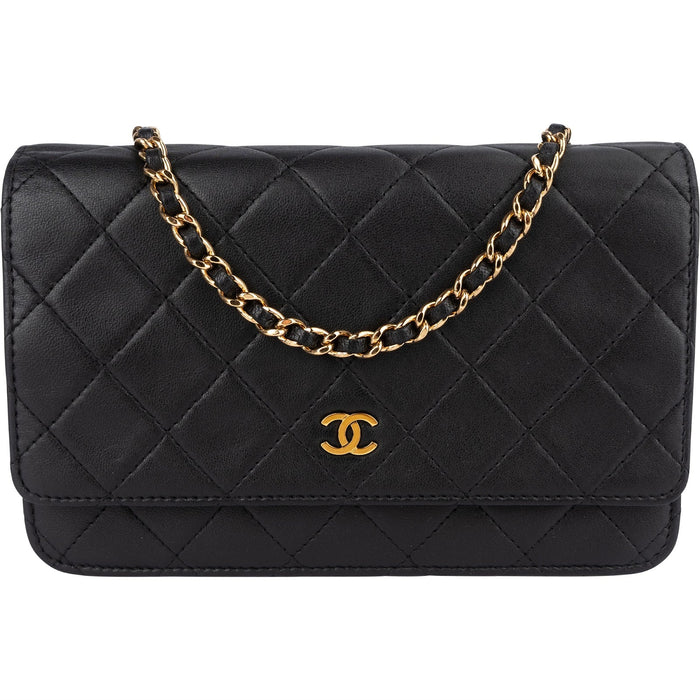 Chanel Quilted Lambskin Wallet On Chain Crossbody Bag