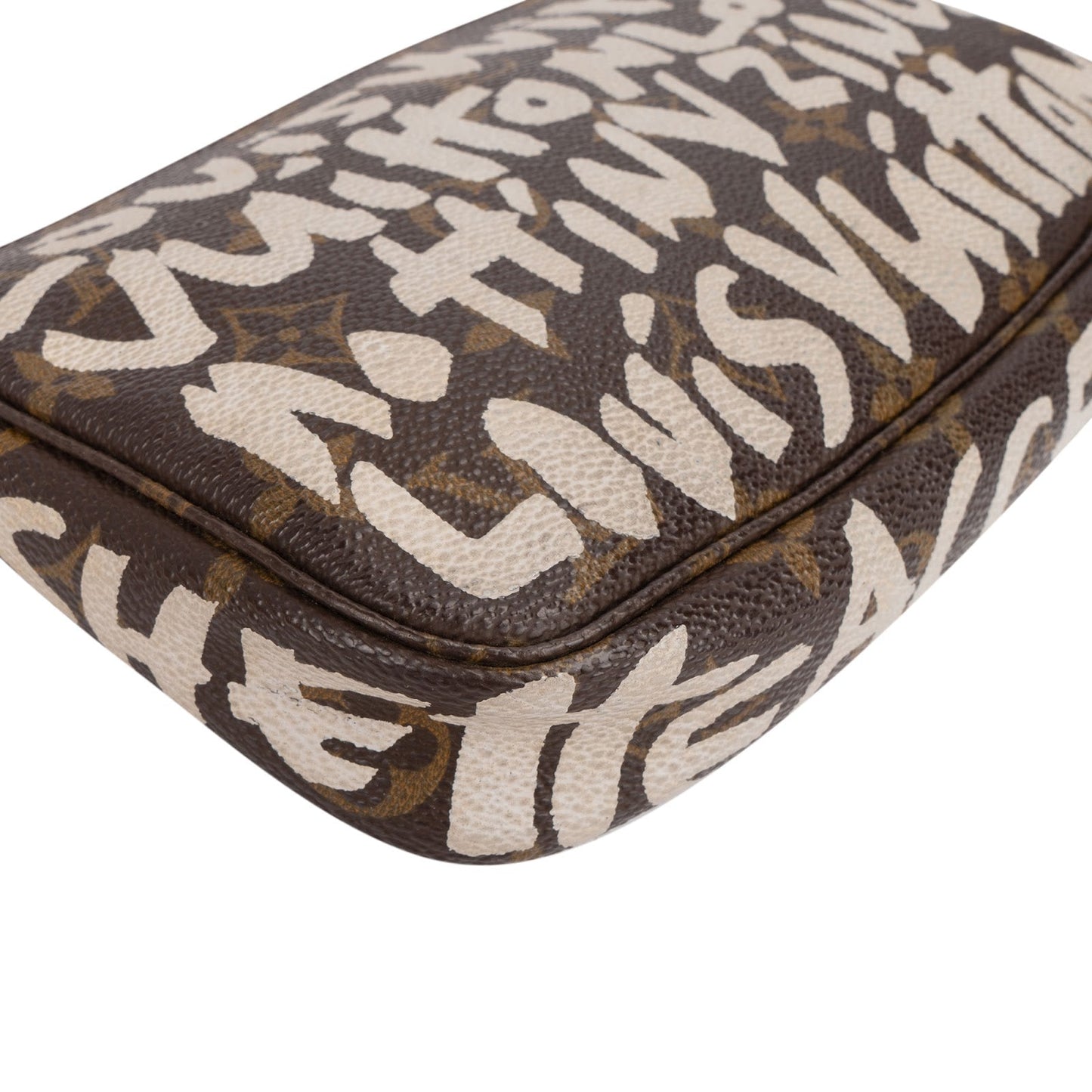 Louis Vuitton Monogram Canvas Limited Graffiti Pochette Accessoire Handbag