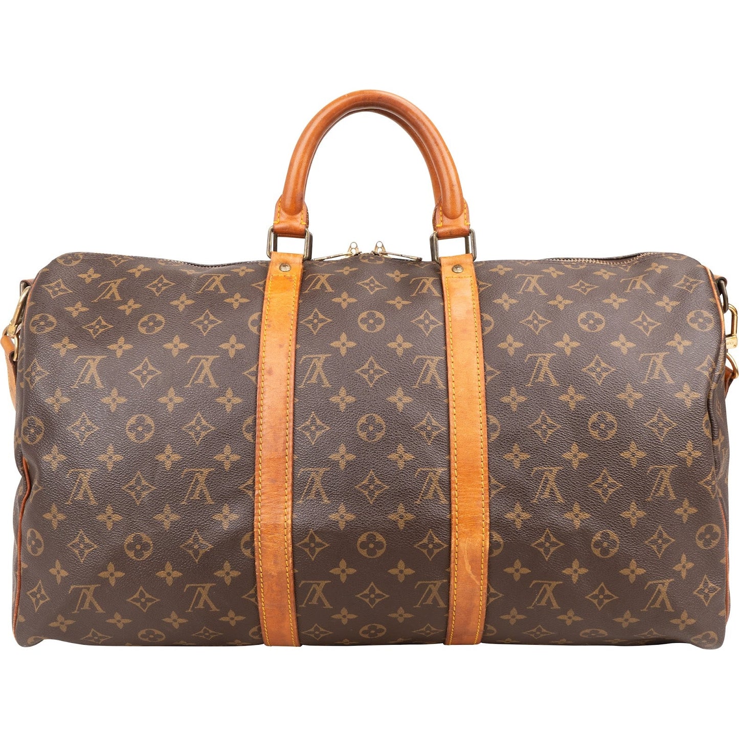 Louis Vuitton Monogram Canvas Keepall 50 Bandoulière Travel Bag