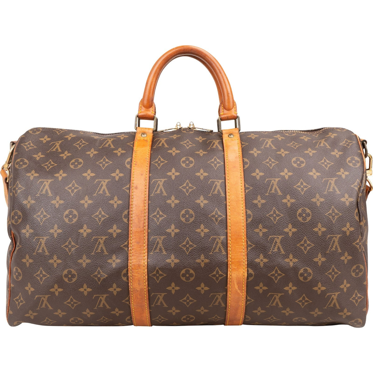 Louis Vuitton Monogram Canvas Keepall 50 Bandoulière Travel Bag