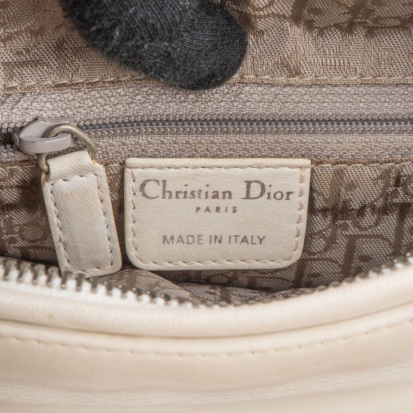 Christian Dior Woven Leather Lady Dior Handbag