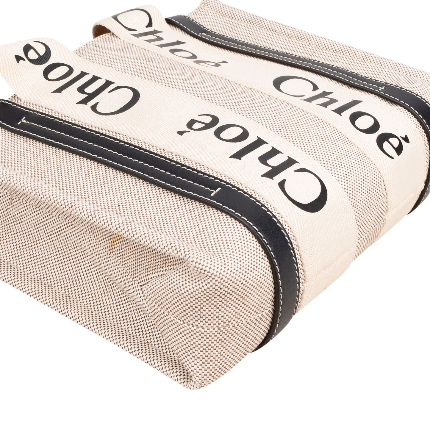 Chloé Canvas Small Woody Tote Handbag
