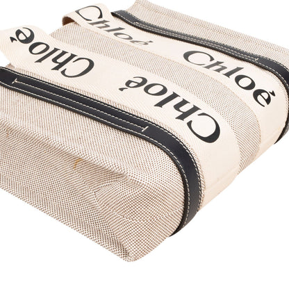 Chloé Canvas Small Woody Tote Handbag