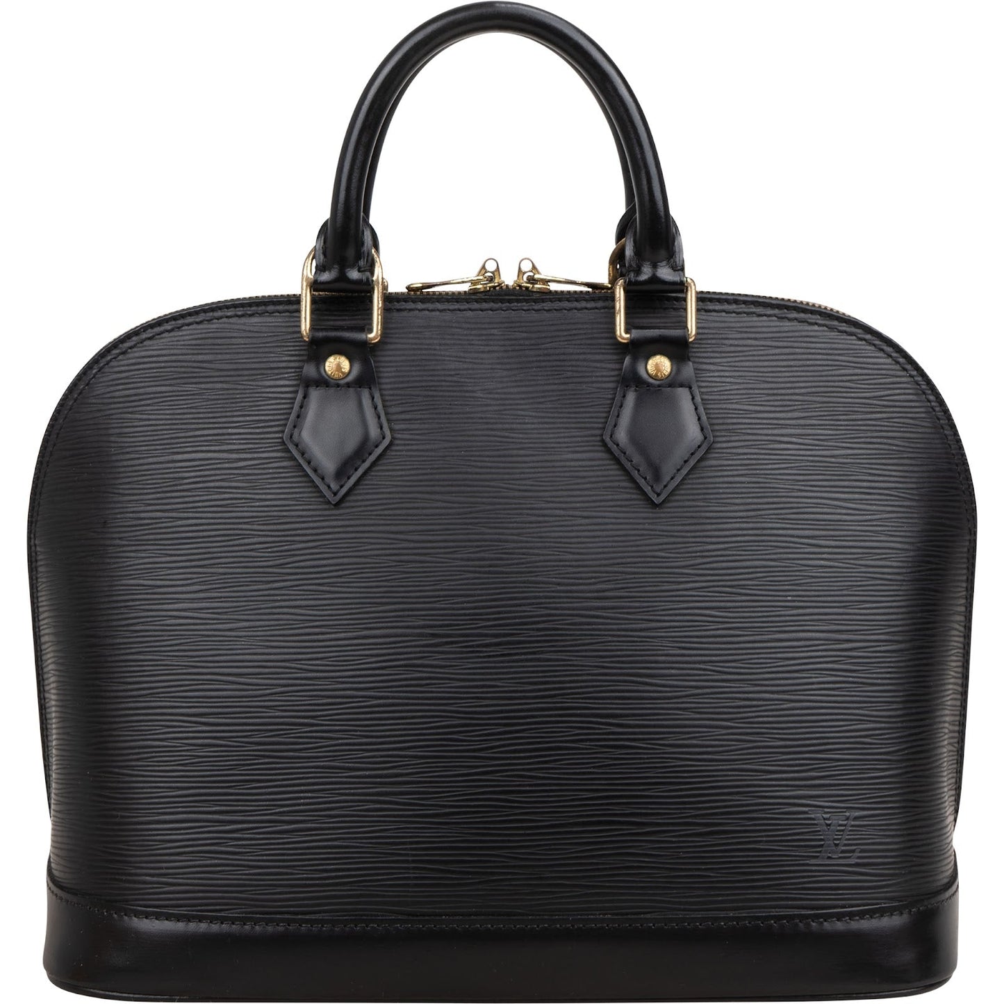 Louis Vuitton Noir Epi Leather Alma PM Handbag