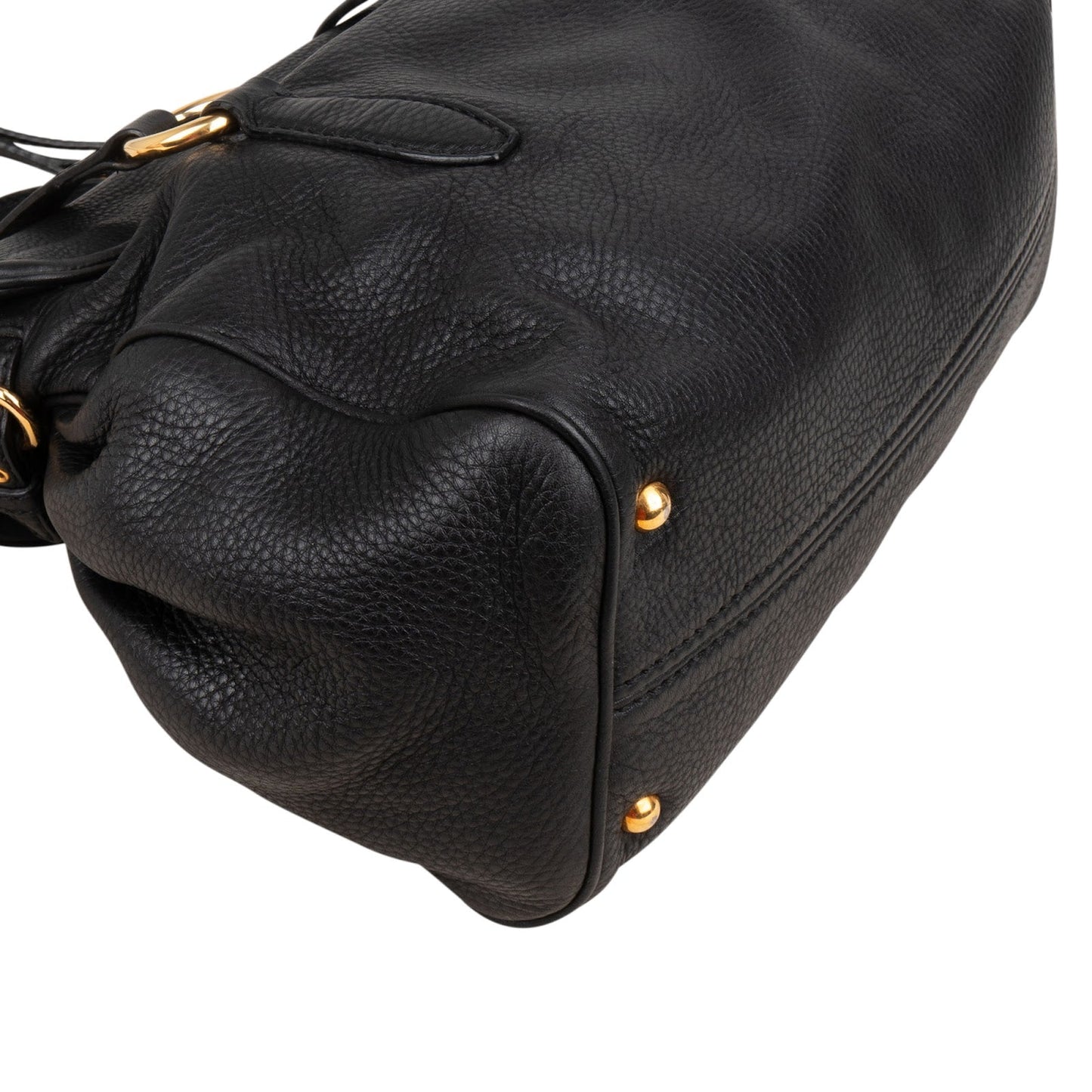 Miu Miu Vitello Daino Leather Bauletto Satchel Handbag