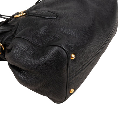 Miu Miu Vitello Daino Leather Bauletto Satchel Handbag