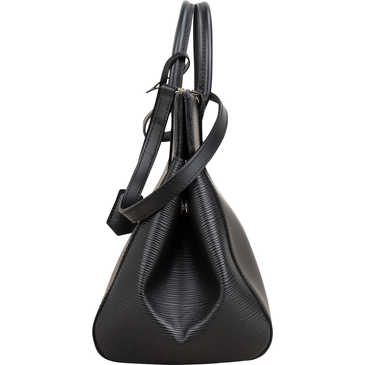 Louis Vuitton Noir Epi Leather Marly MM Handbag M94612
