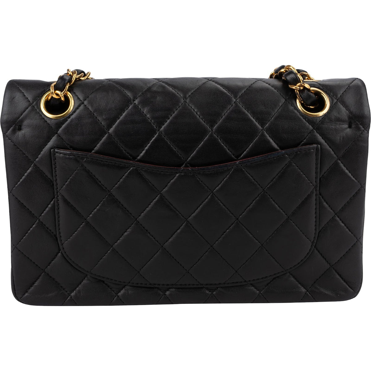 Chanel Quilted Lambskin 24K Small Double Flap Shoulder Bag