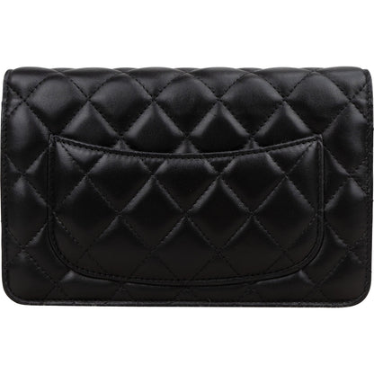Chanel Quilted Lambskin Wallet on Chain Crossbody Bag