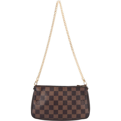 Louis Vuitton Monogram Damier Ebene Navona Pochette Shoulder Bag