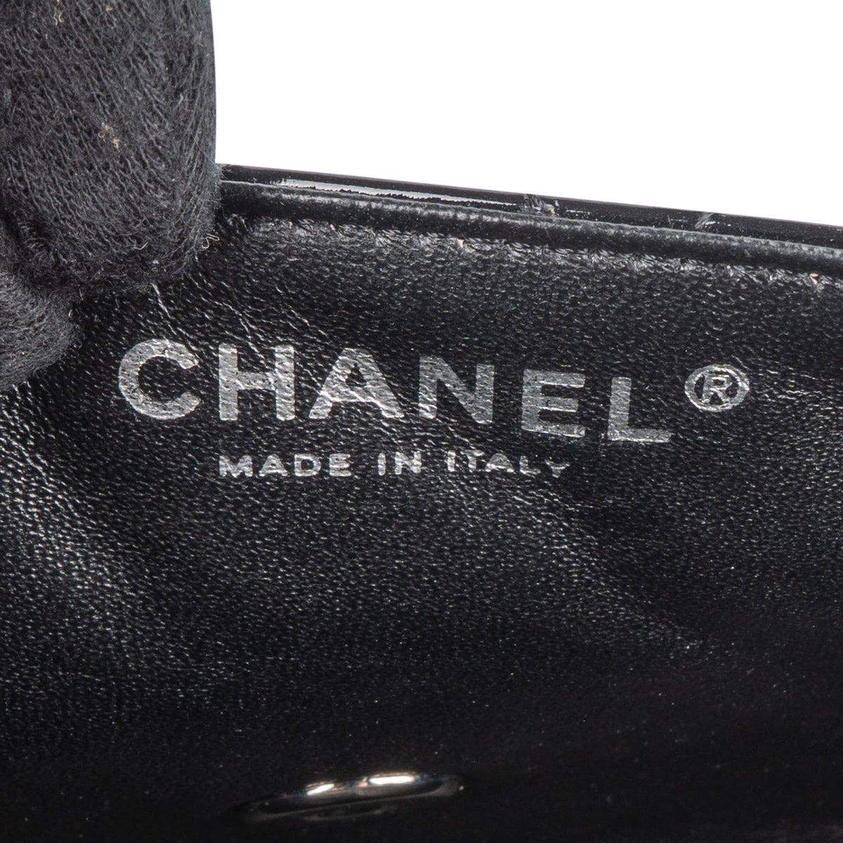 Chanel Quilted Patent Leather East West Single Flap Shoulder Bag